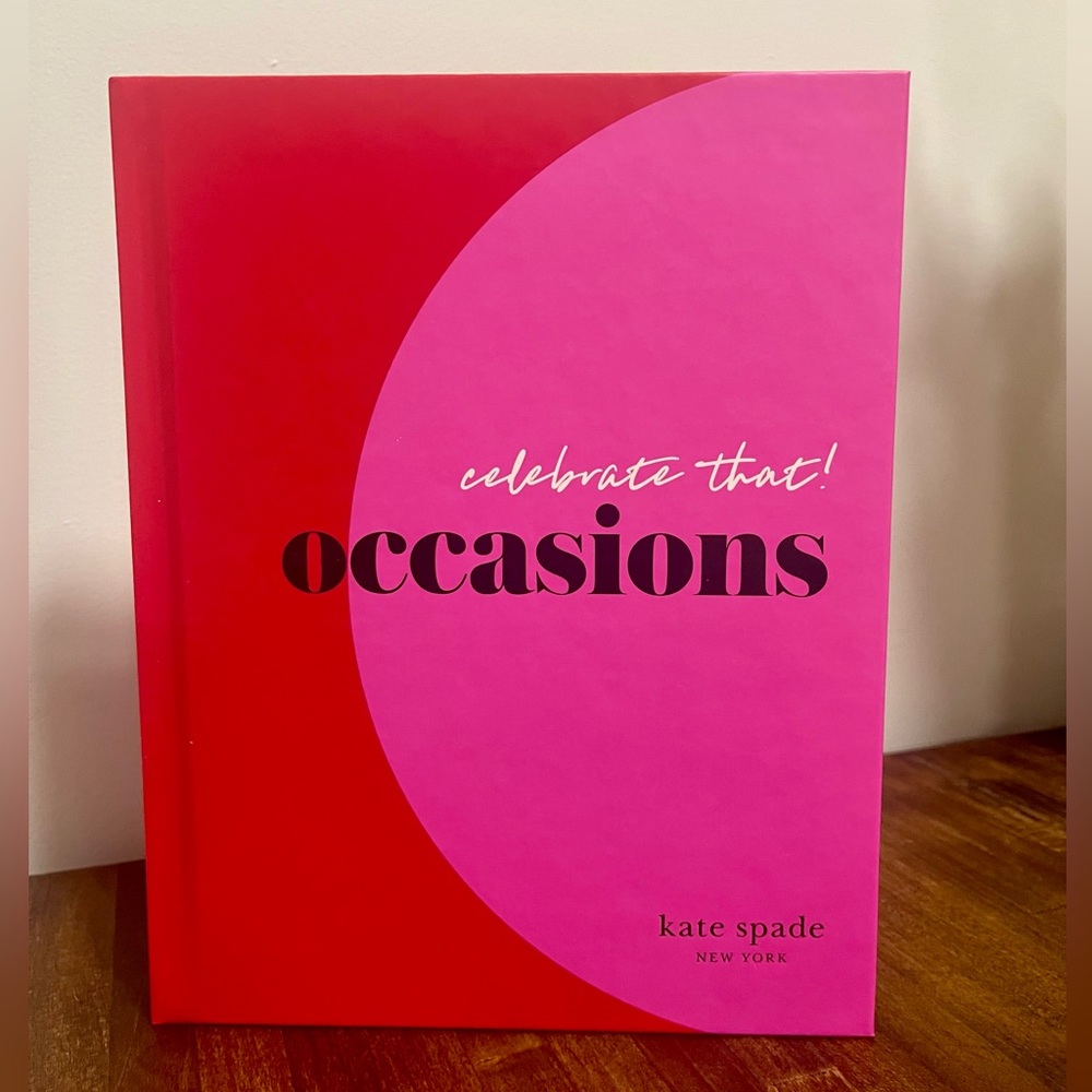 ♠️📚 Celebrate That! Occasions Book by Kate Spade 📚♠️ - Picture 4 of 6